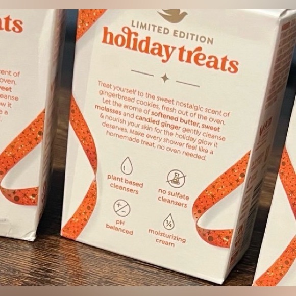 Dove Limited Edition Holiday Treats Gingerbread Delight Plant Based Bar Soap X 3 - Picture 7 of 12